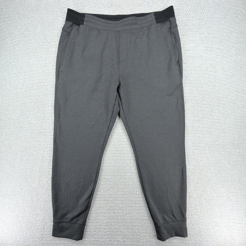 Rhone Jogger Pants Mens 2XL Charcoal Gray Tapered Sweatpants‎ Athleisure Stretch